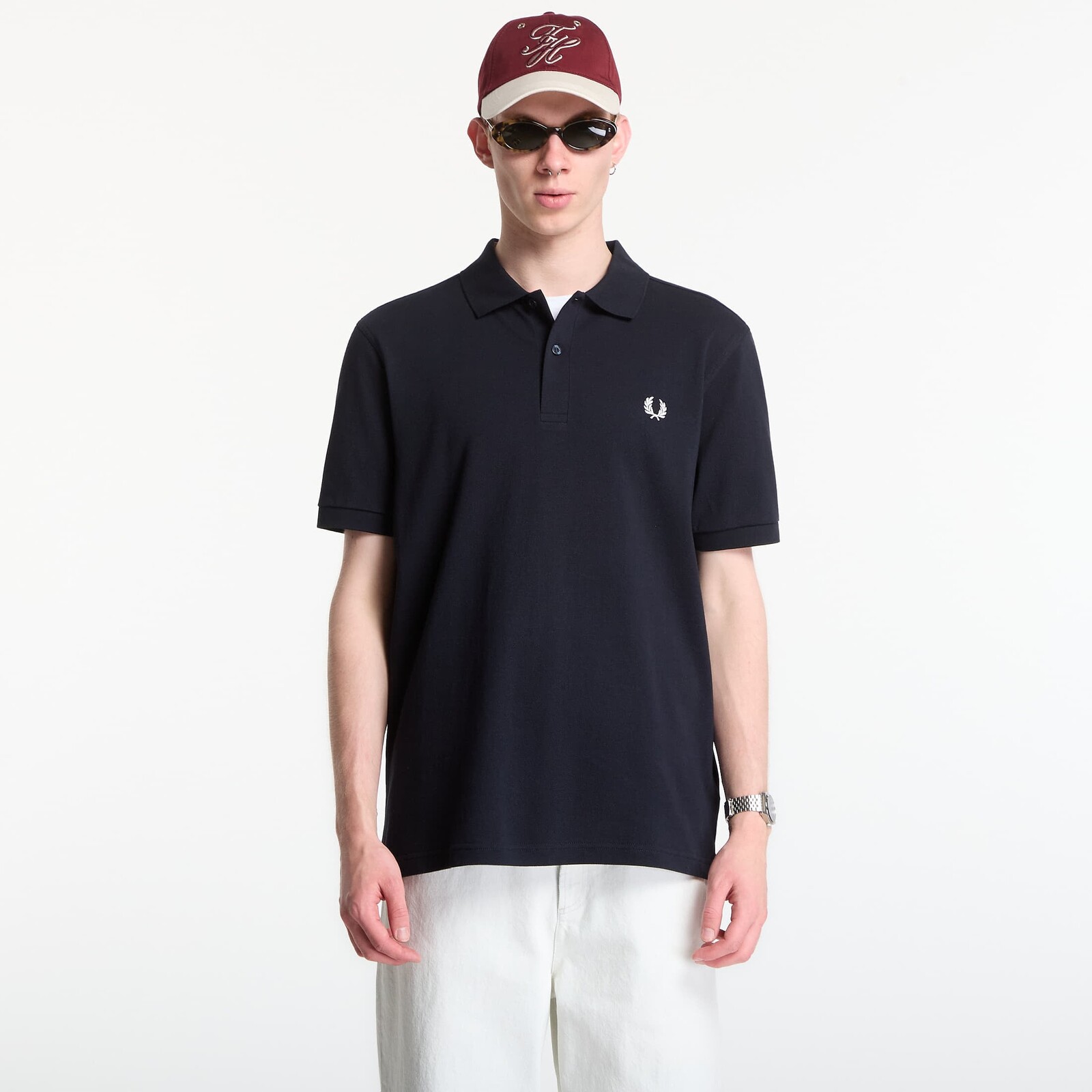 Tričko Fred Perry The Fred Perry Shirt Navy XL