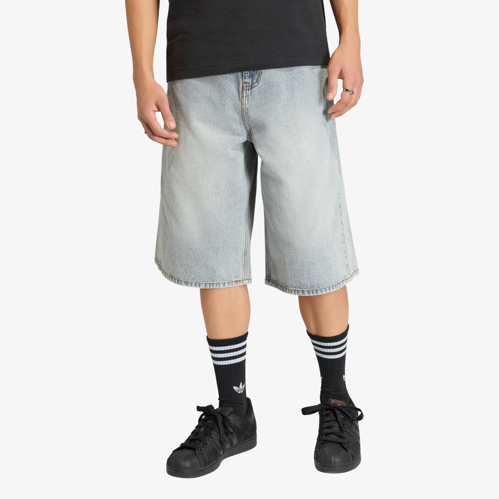 Šortky adidas Denim Shorts Indigo Denim 32