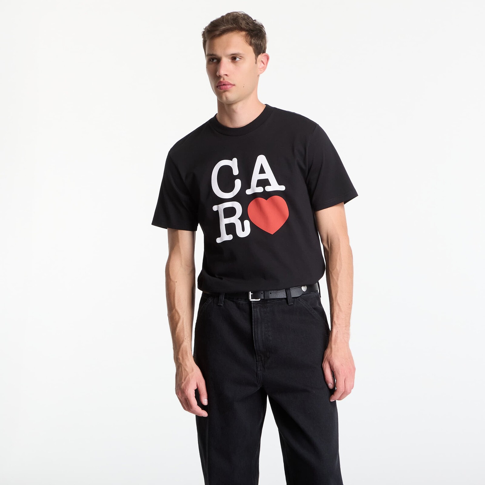 Tričko Carhartt WIP S/S I Hartt T-Shirt UNISEX Black XS