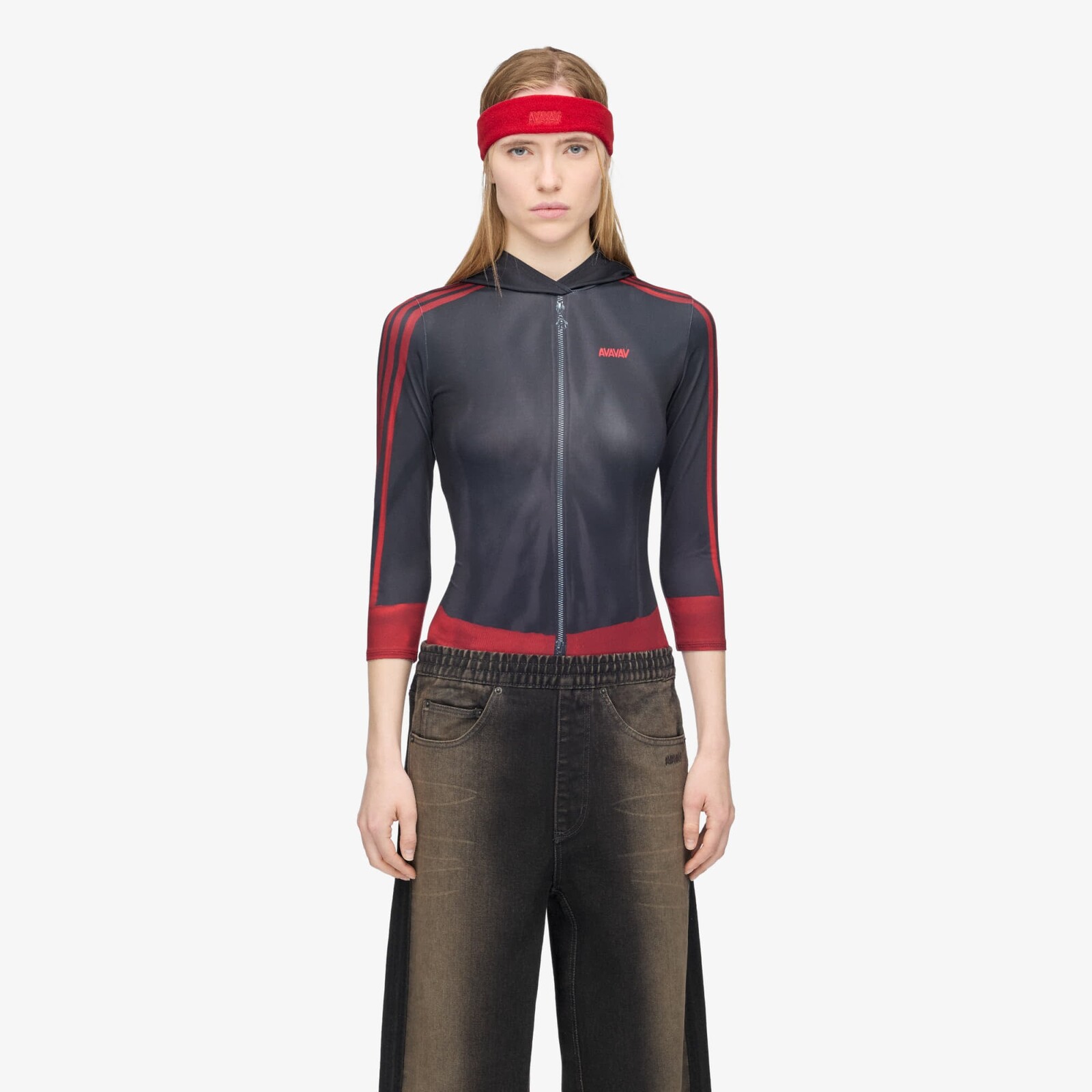 Tričko adidas By Avavav Tracklong-Sleeve Top Baselayer Better Scarlet L