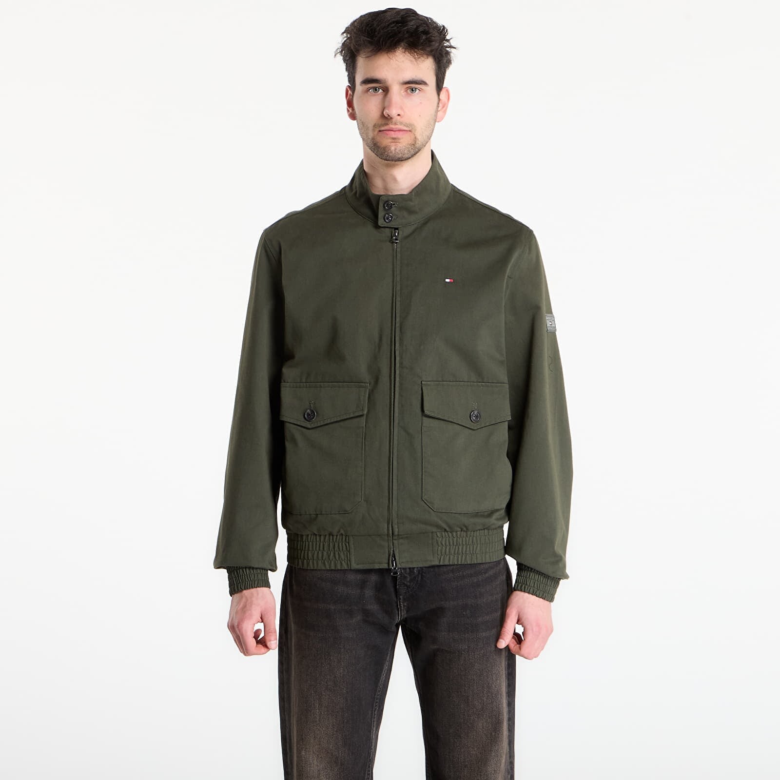 Bunda Tommy Hilfiger Cotton Harrington Eclipse Green XL