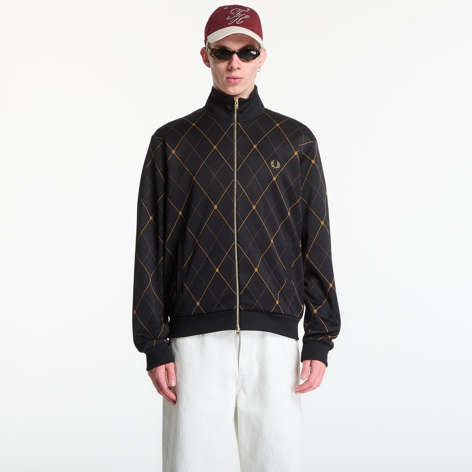 Bunda Fred Perry Argyle Track Jacket ? XL