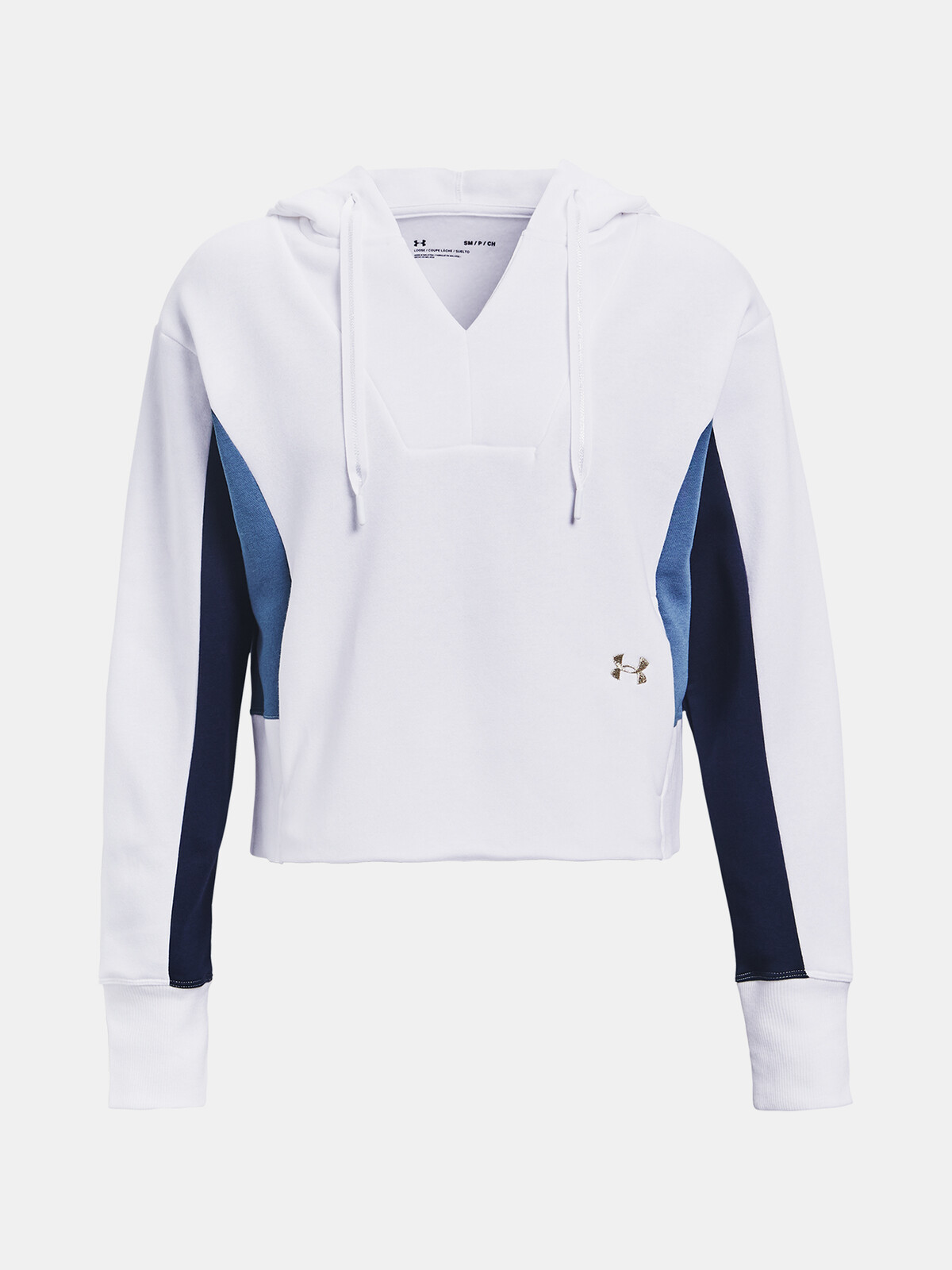 Under Armour Sweatshirt Rival Fleece Emb Hoodie-Wht - Ladies