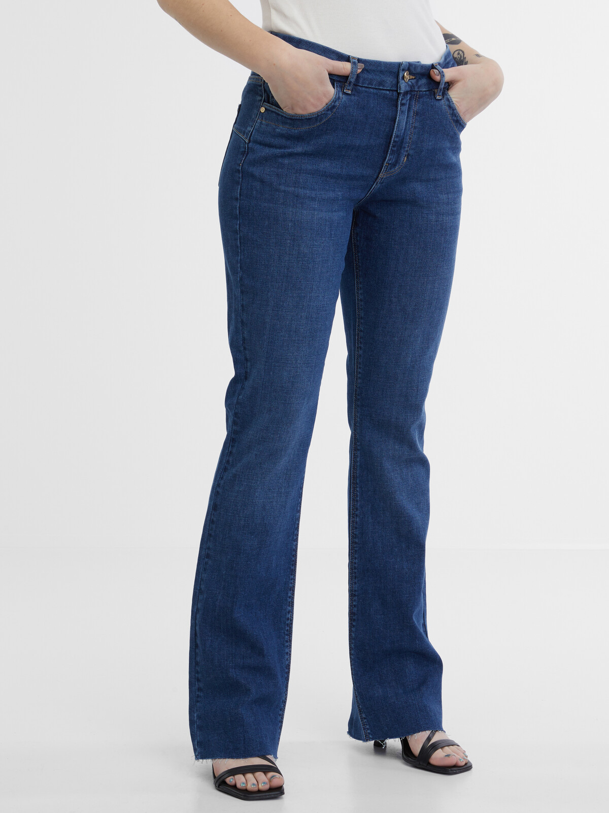 Orsay Navy Blue Women's Bootcut Jeans - Women's