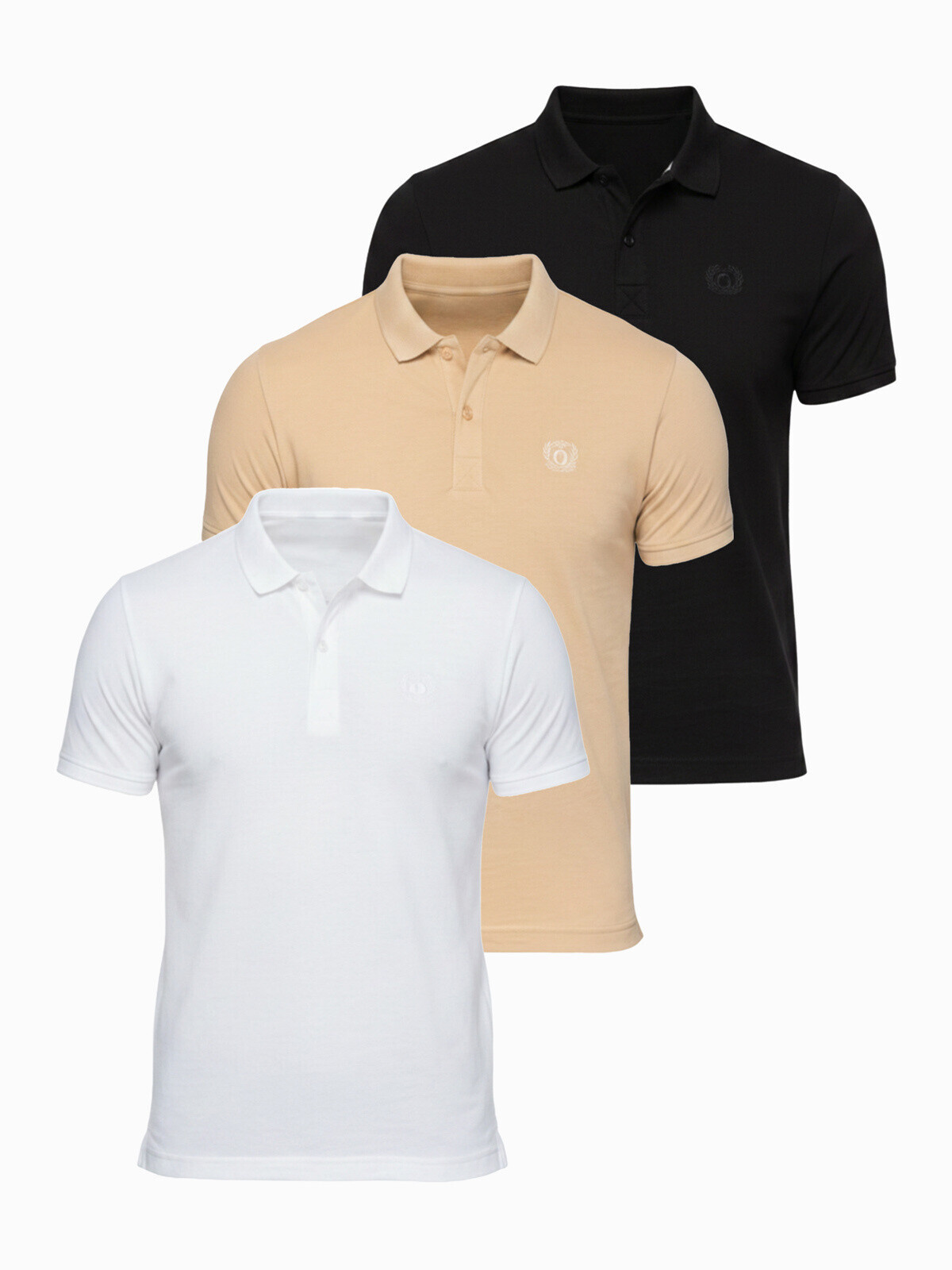 Set pánskych polo tričiek Ombre BASIC