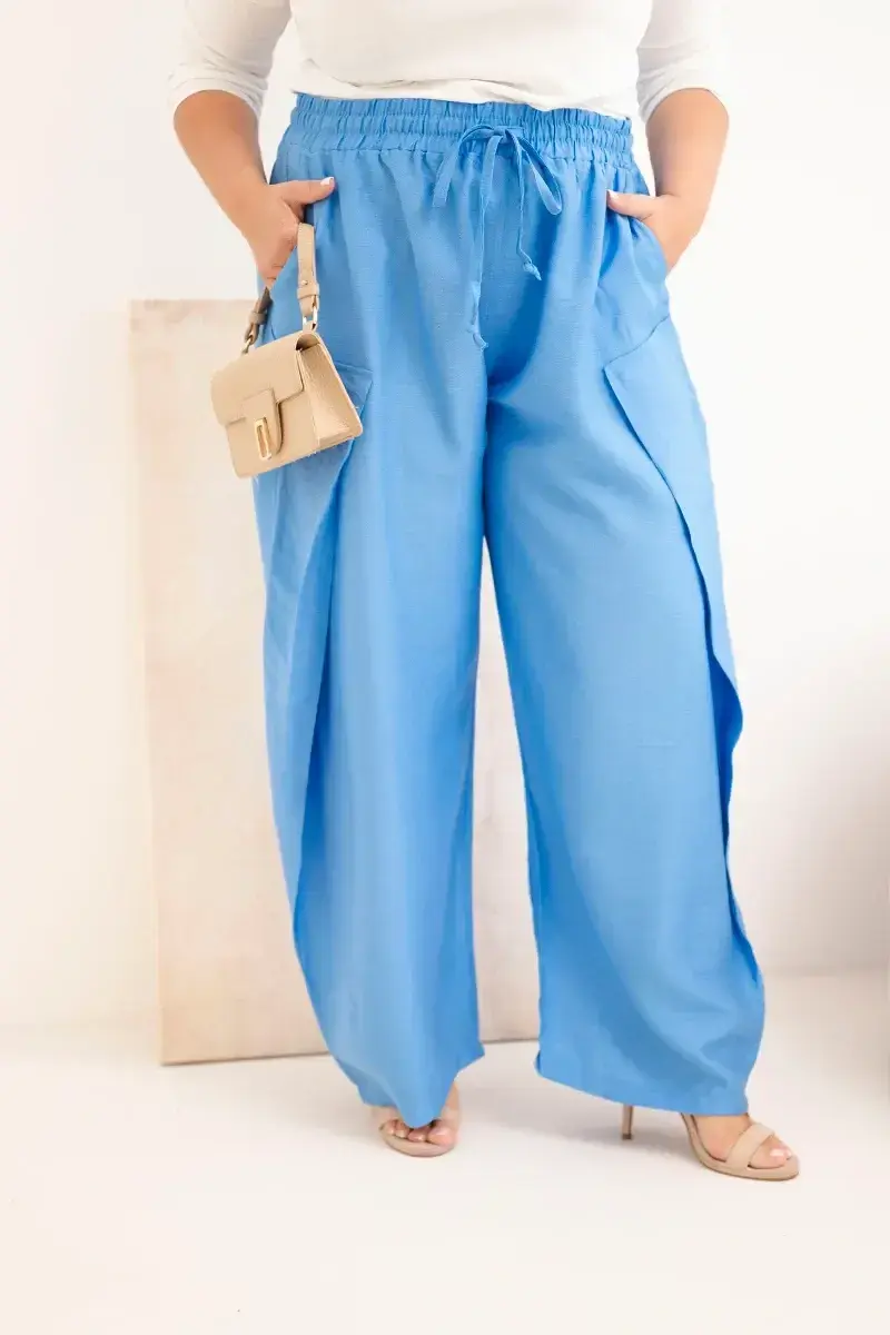 Kesi dámske plus size džínsy s elastickým pásom