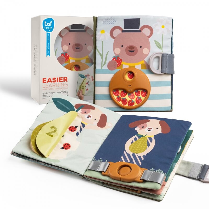 Taf Toys Fantasy Busy Book kontrastná edukatívna knižka 1 ks