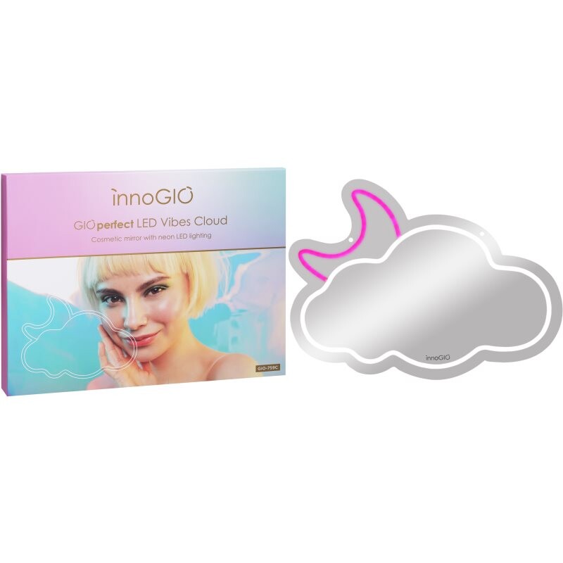 innoGIO Vibes Cloud GIO-759C kozmetické zrkadielko s LED podsvietením 41cm x 28cm x 1cm 1 ks