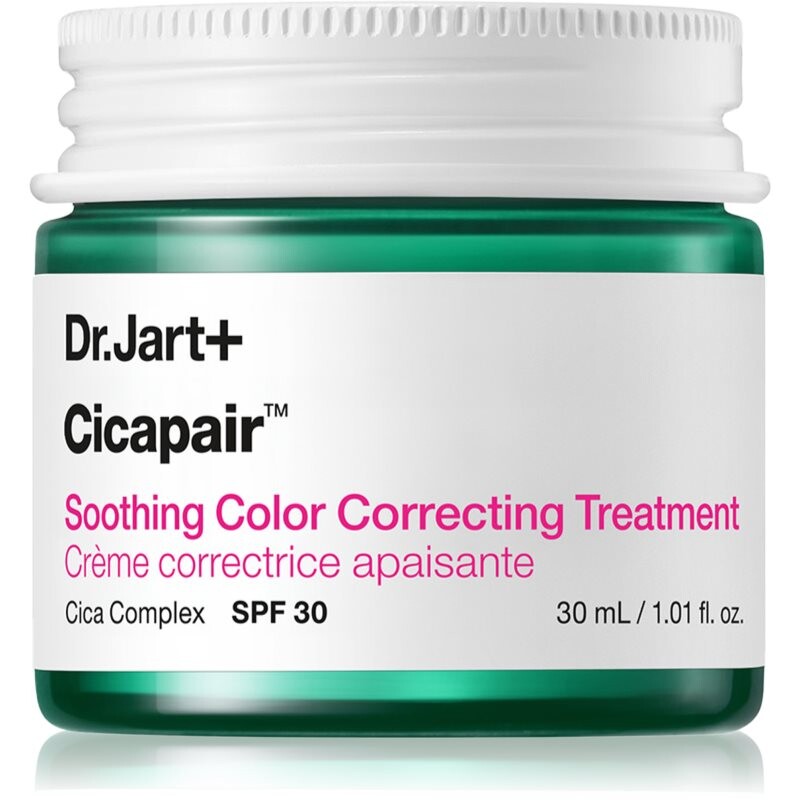 Dr. Jart+ Cicapair™ Soothing Color Correcting Treatment intenzívny krém redukujúci začervenanie pleti SPF 30 30 ml