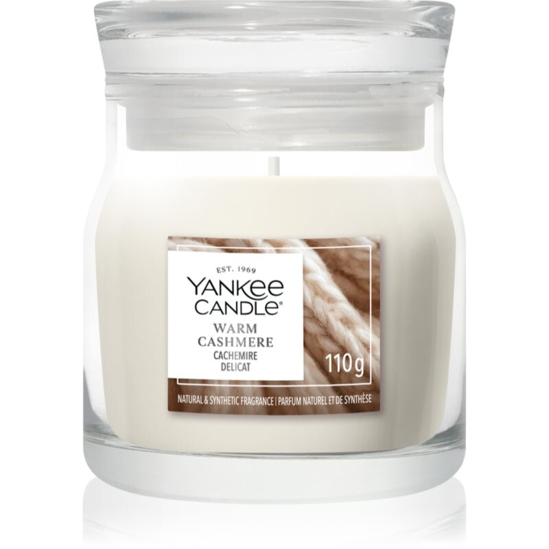 Yankee Candle Warm Cashmere vonná sviečka Signature 110 g