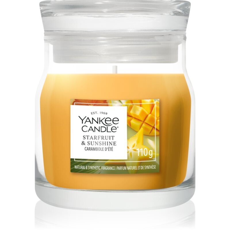 Yankee Candle Starfruit & Sunshine vonná sviečka Signature 110 g