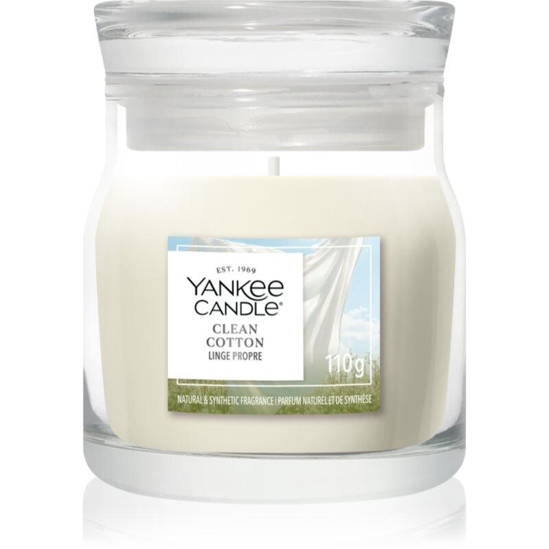 Yankee Candle Clean Cotton vonná sviečka Signature 110 g