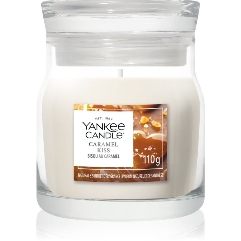 Yankee Candle Caramel Kiss vonná sviečka Signature 110 g