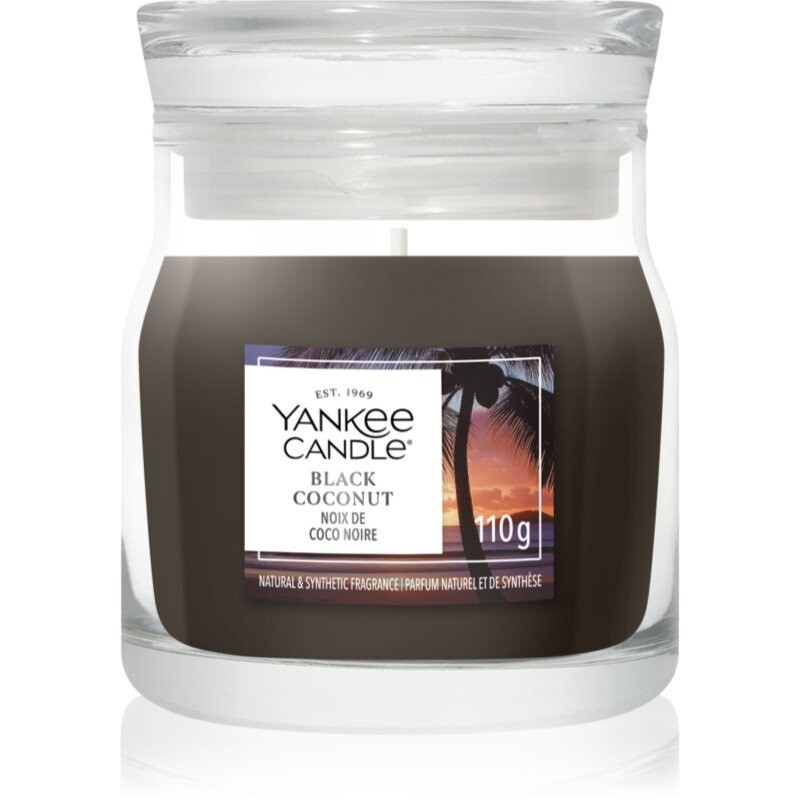 Yankee Candle Black Coconut vonná sviečka Signature 110 g