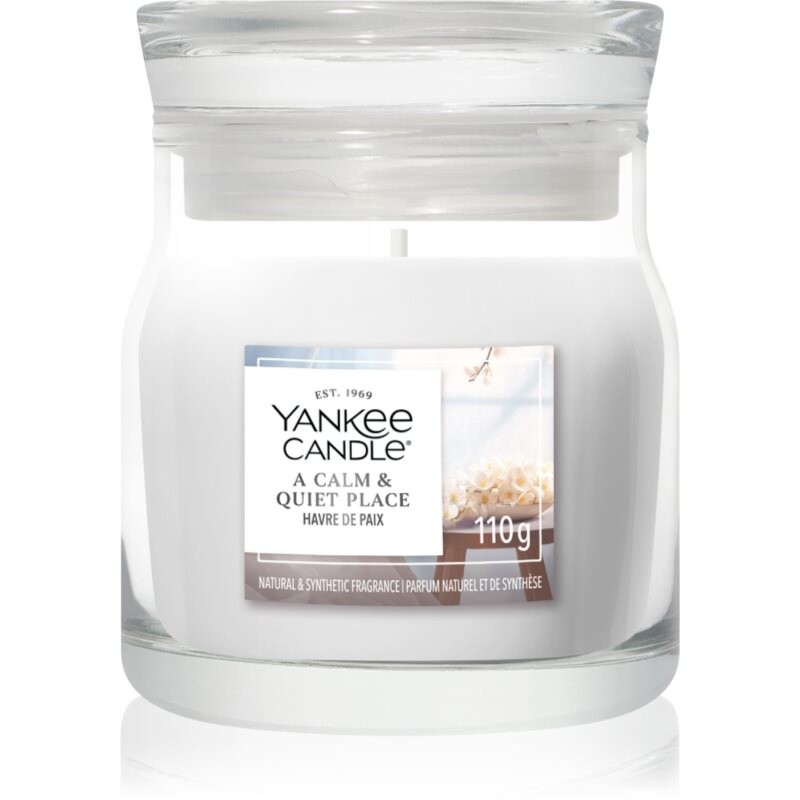Yankee Candle A Calm & Quiet Place vonná sviečka Signature 110 g