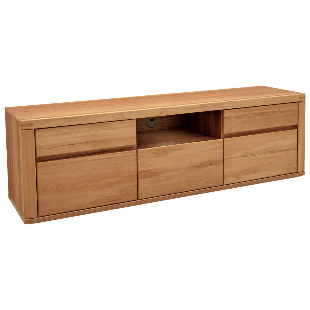 Voleo NÍZKA KOMODA, jadrový buk, jadrový buk, 194/58/50 cm