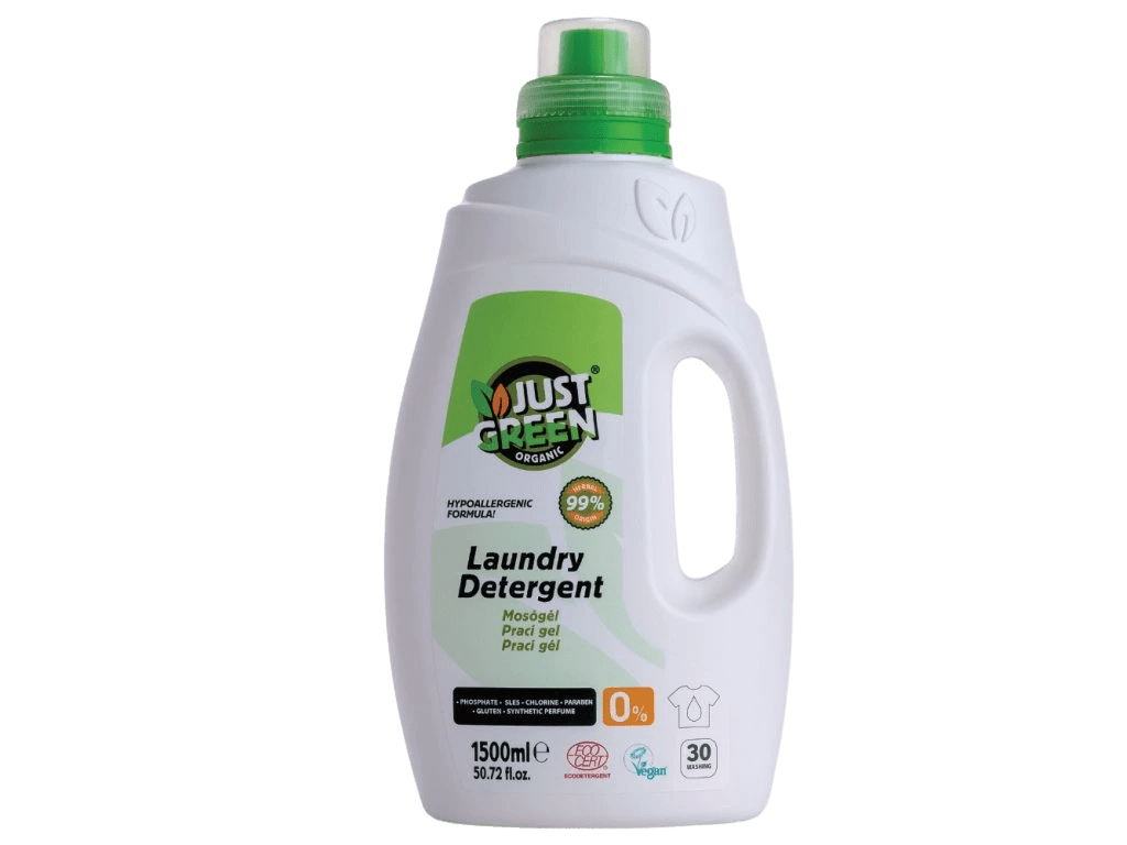 JUST GREEN ORGANIC Organický prací gél 1500 ml