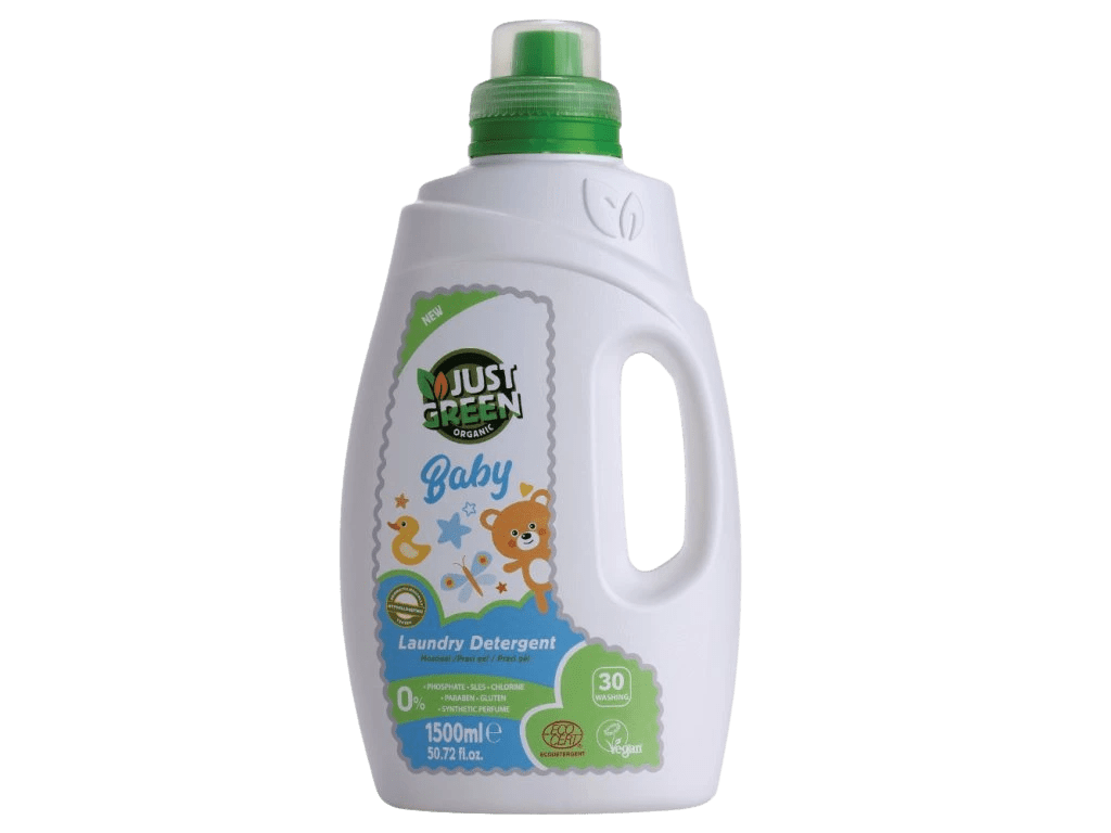 JUST GREEN ORGANIC Organický detský prací gél 1500 ml