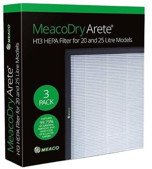 MEACO HEPA H13 filter pre odvlhčovače Meaco Dry Arete 20L a 25L 3 ks