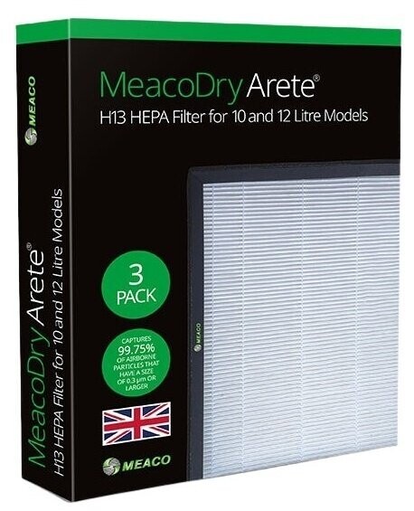 MEACO HEPA H13 filter pre odvlhčovače Meaco Dry Arete 10L a 12L 3 ks