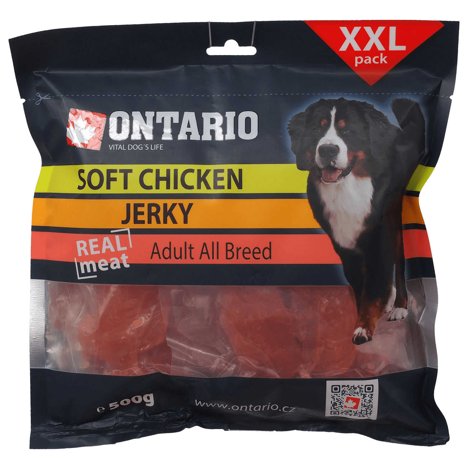 ONTARIO Pochúťka mäkké kuracie prúžky 500 g