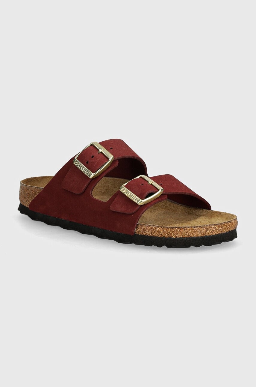Nubukové šľapky Birkenstock Arizona SFB