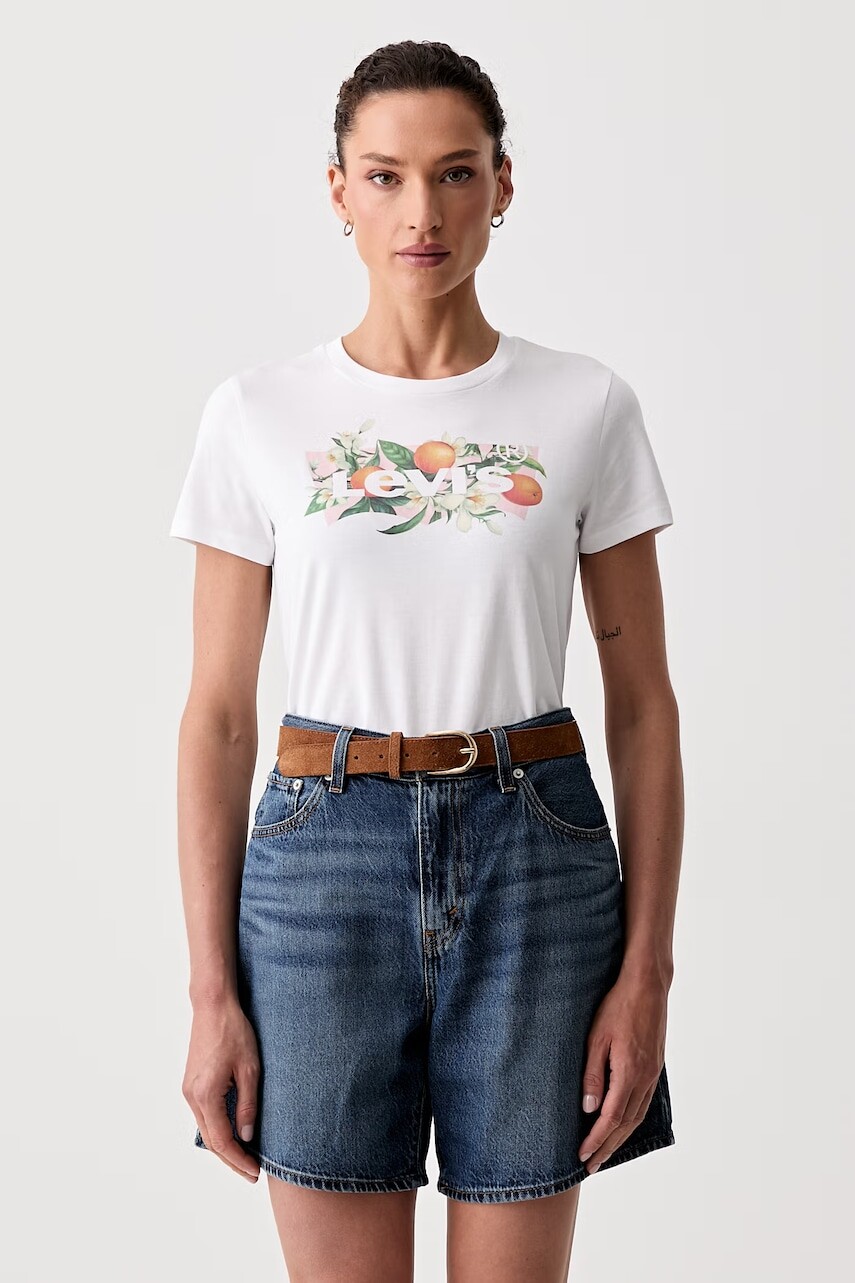 Levi's tričko dámske bavlnené THE PERFECT TEE