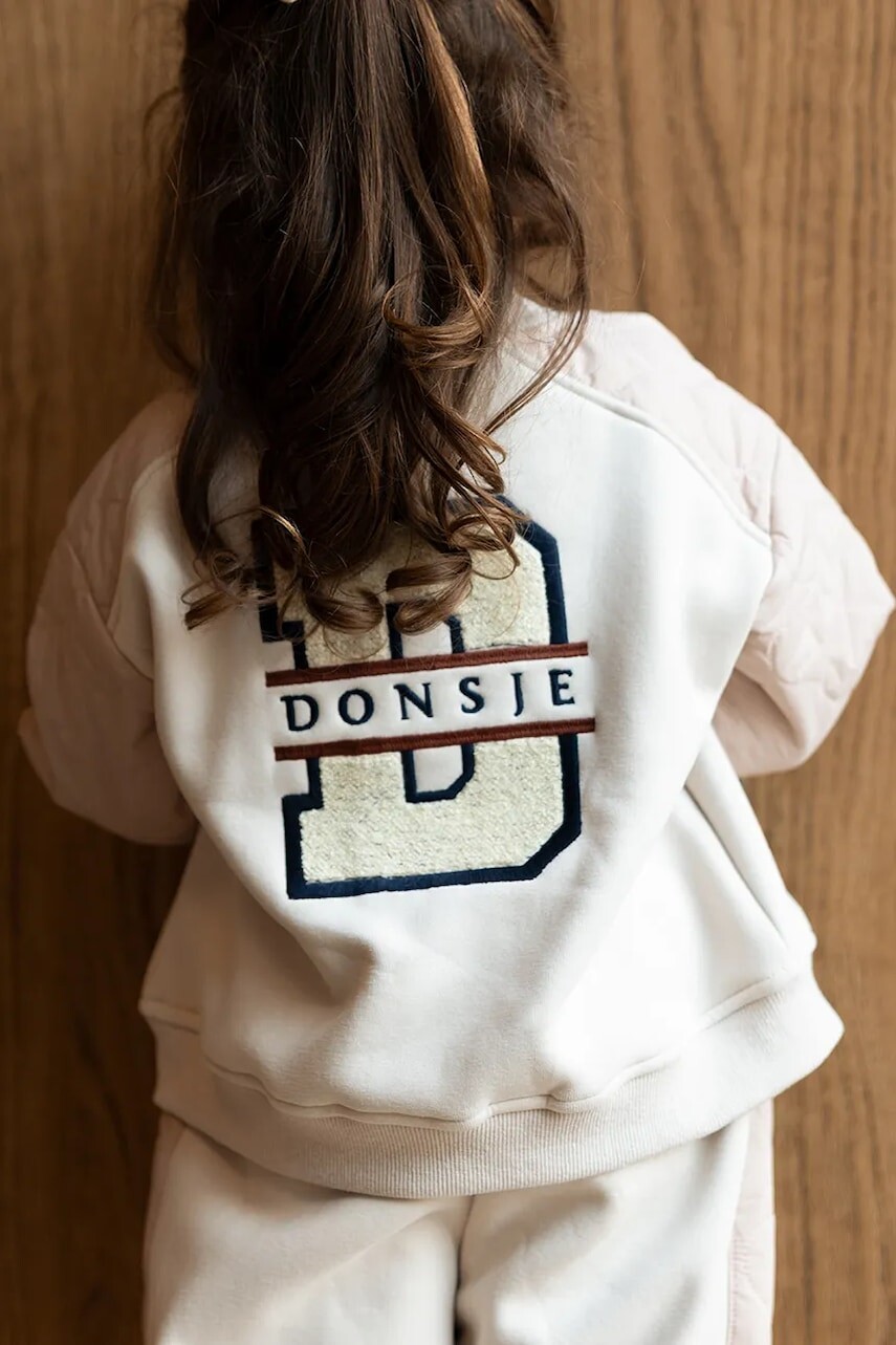 Donsje bunda bomber detská s bavlnou
