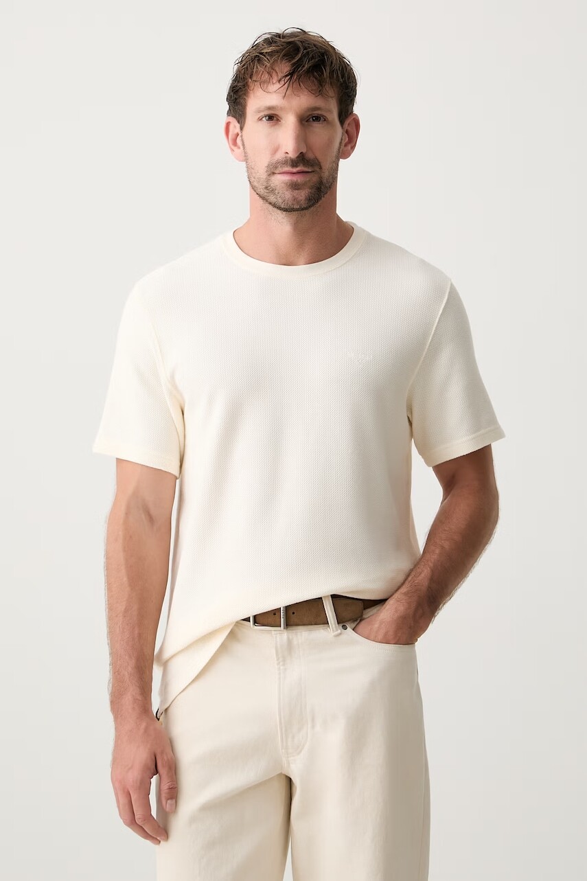 Barbour basic tričko pánske bavlnené Lingdale
