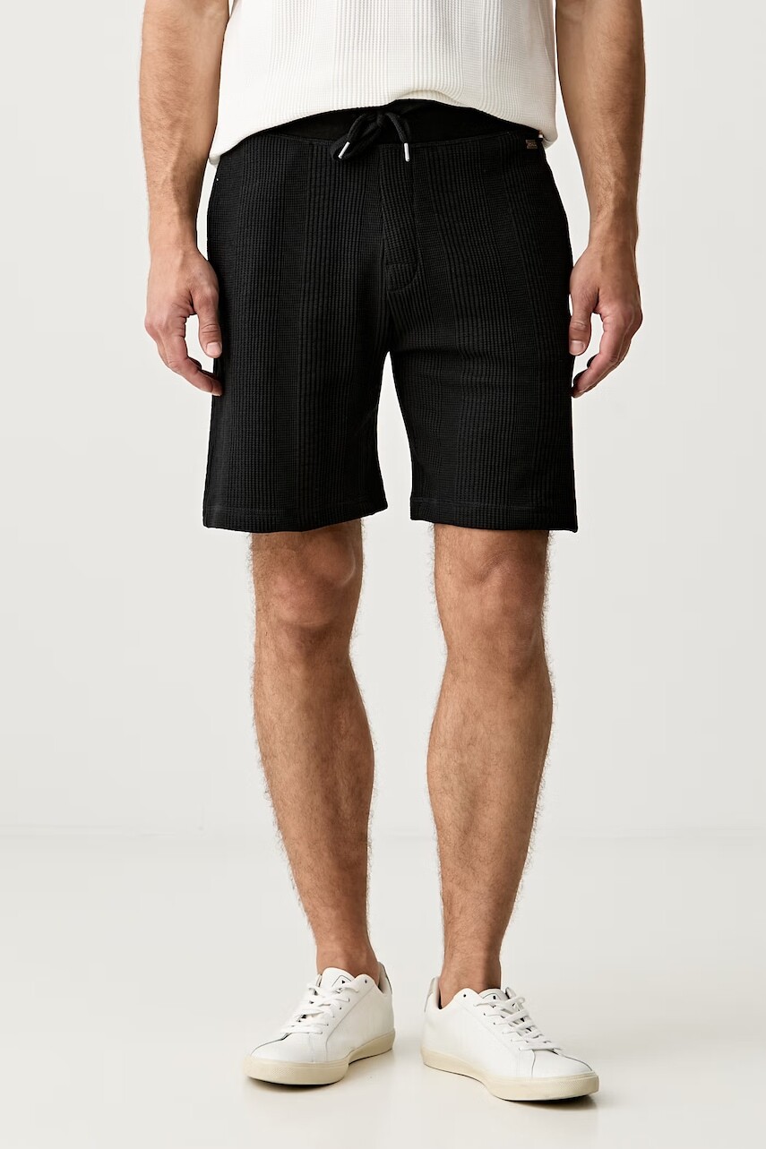 BOSS šortky lounge pánske s bavlnou Structure Shorts