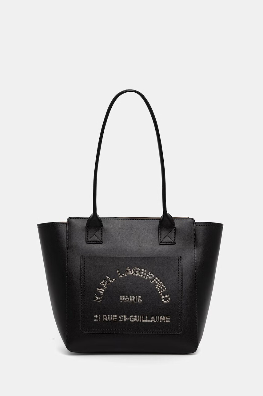 Karl Lagerfeld kabelka typu shopper dámska kožená