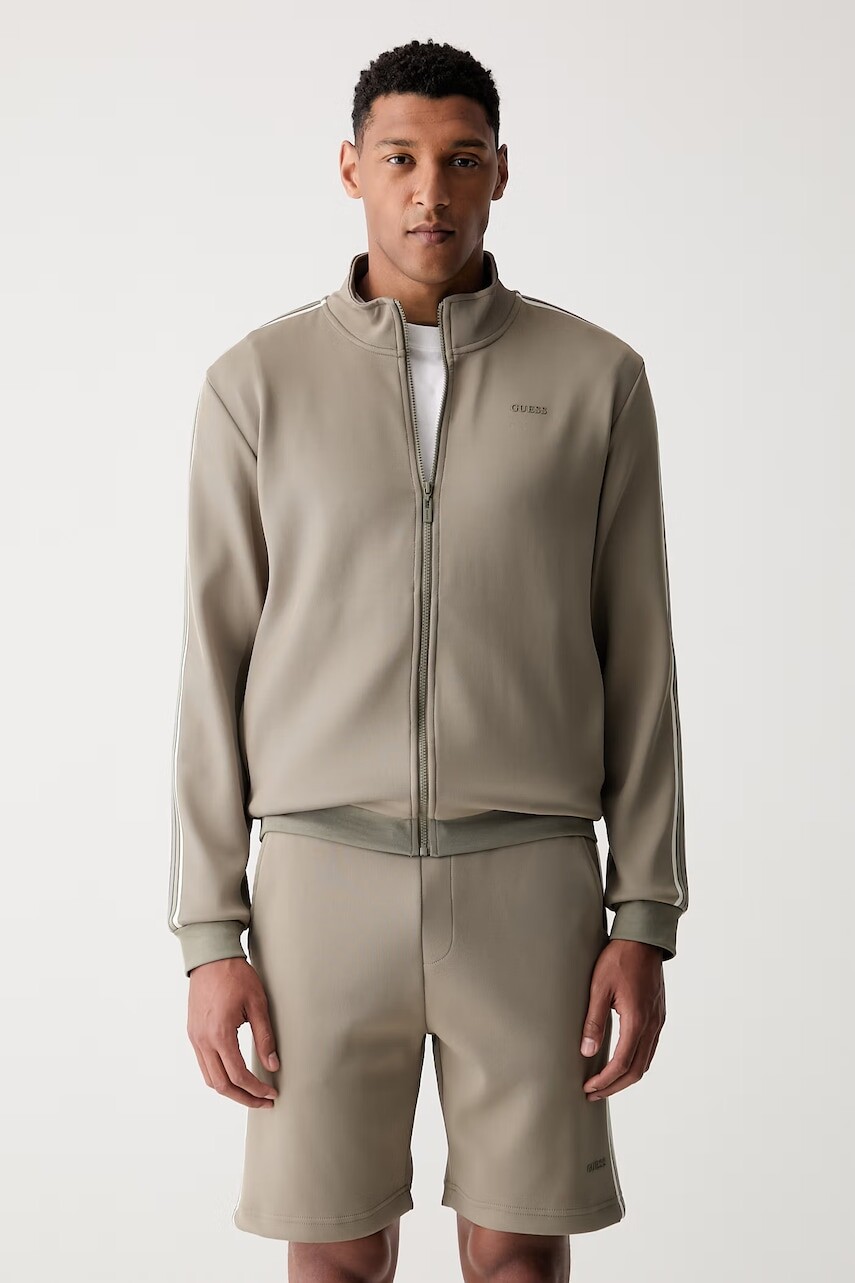 Guess mikina na zips pánska VICKTOR