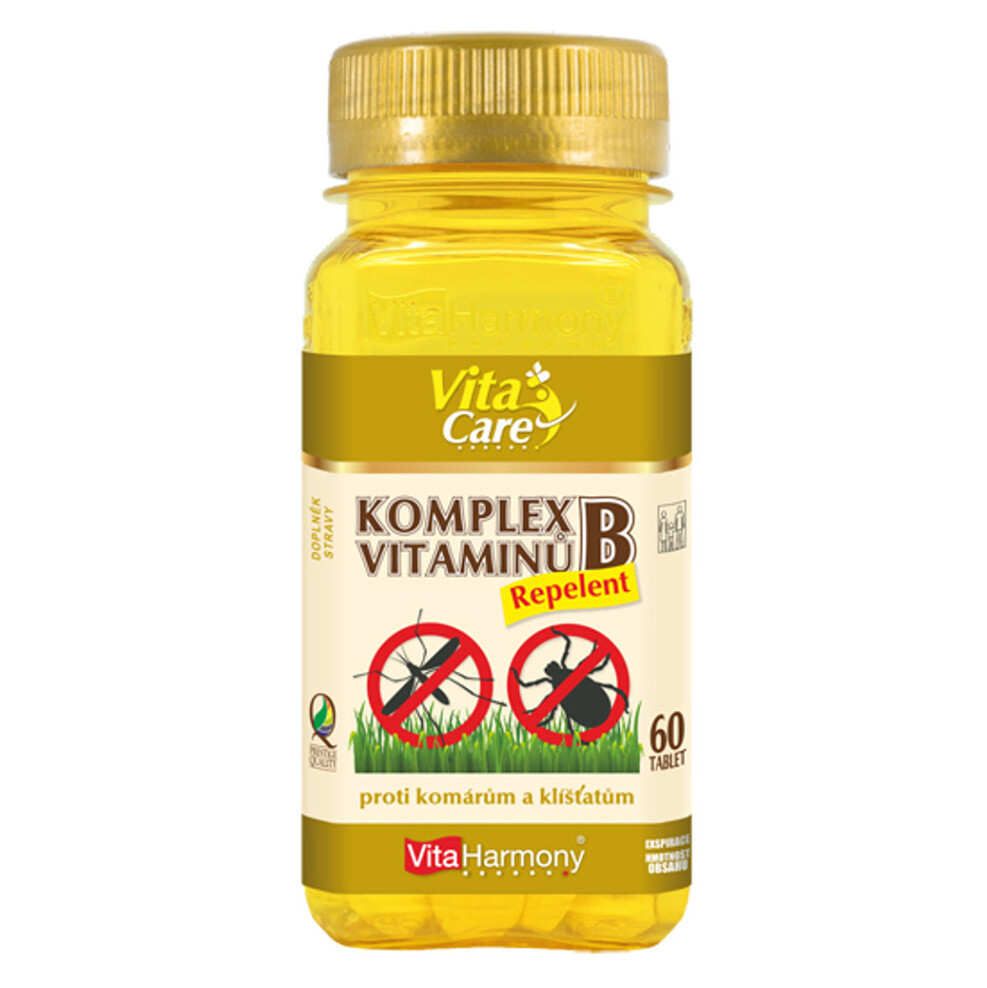VITAHARMONY Komplex vitamínov B repelent 60 tabliet