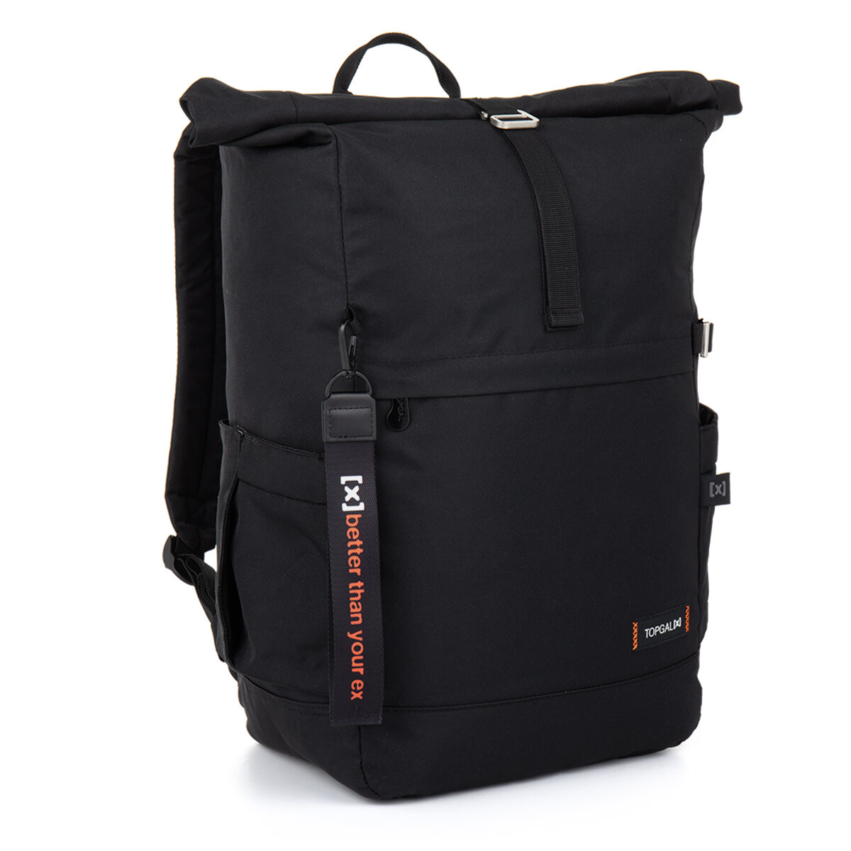 Čierny rolltop batoh Topgal EZRA X 26059