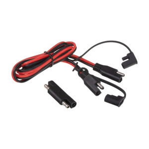 Predlžovací kábel SAE–SAE 1 m, 16 AWG, 10 A – s ochrannou krytkou a reverzným adaptérom