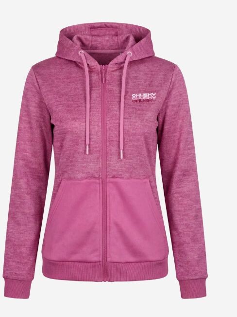 Husky Dámska mikina s kapucňou Asta L pink Veľkosť: L