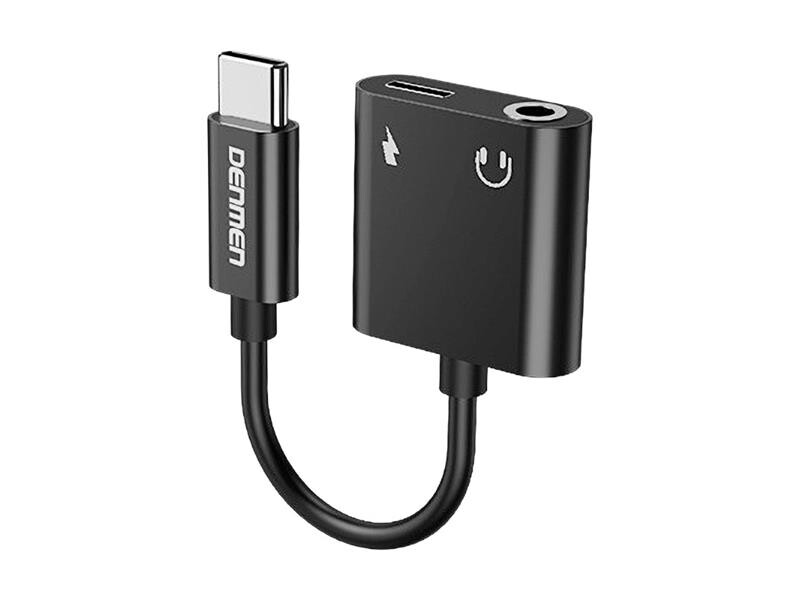 DENMEN DU07 USB-C/JACK 3,5 mm adaptér (na počúvanie hudby)