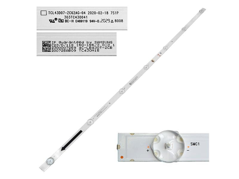 LED podsvit GoSAT GS4380, 1 pásik