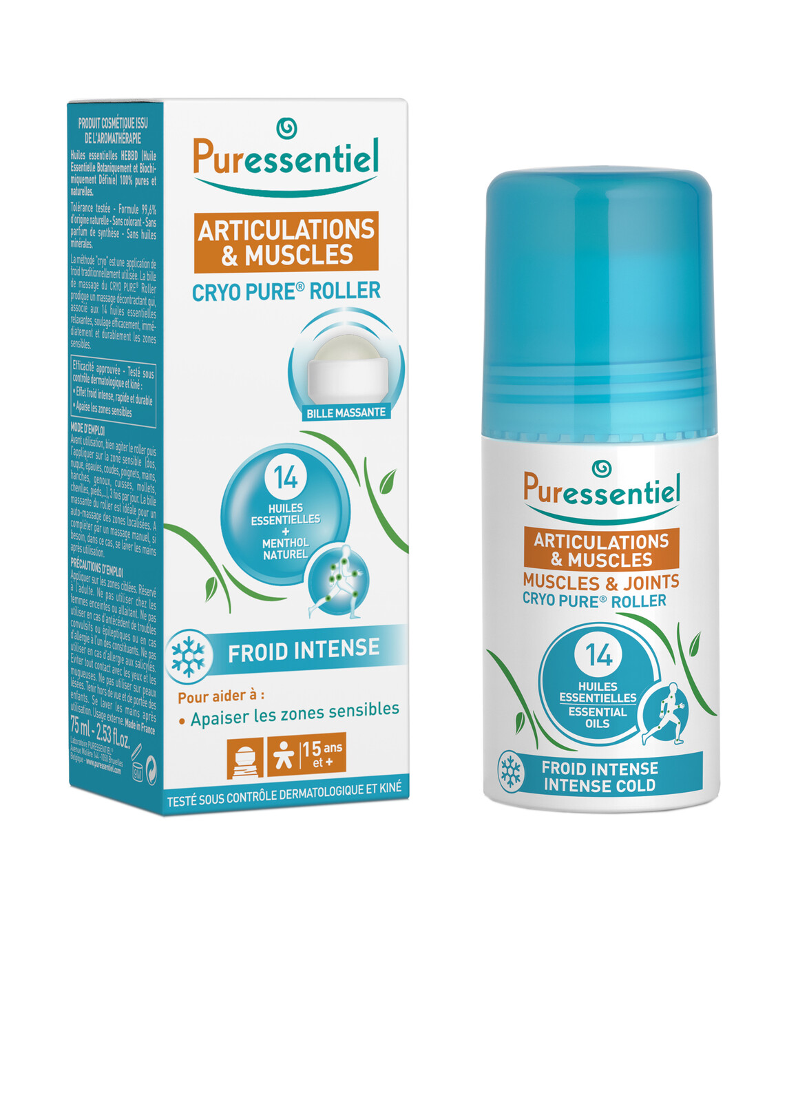 PURESSENTIEL Cryo Pure Masážna gulička 75 ml