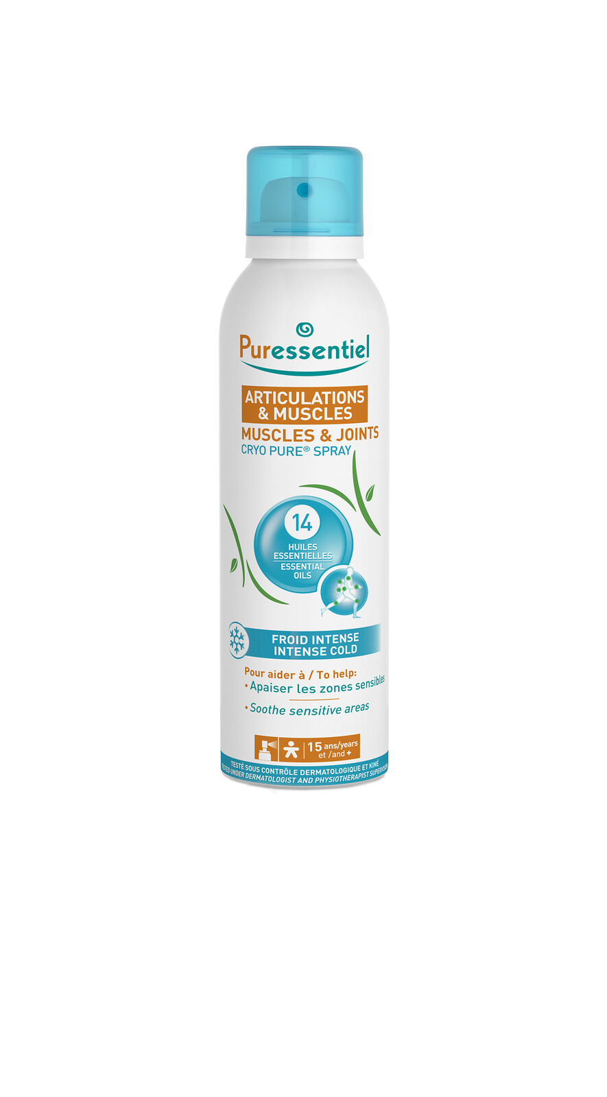 PURESSENTIEL Cryo Pure sprej na svaly a kĺby 150 ml