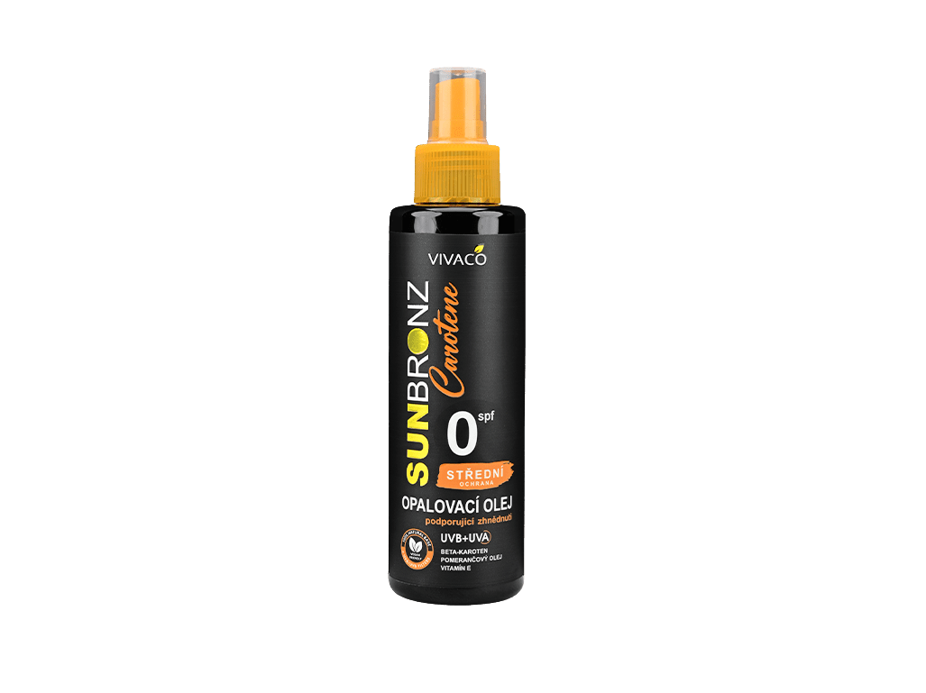 VIVACO Sun bronz Opaľovací olej SPF 0 Carotene 150 ml