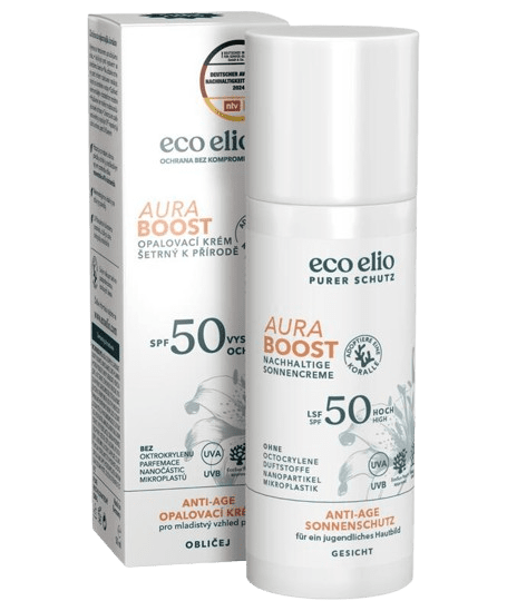 ECO ELIO Opaľovací krém Aura Boost SPF50 50 ml