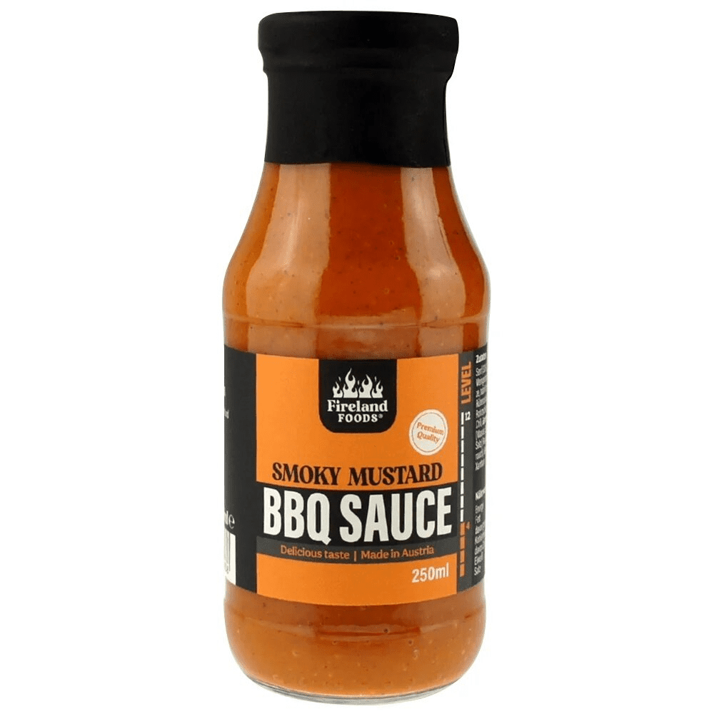 FIRELAND FOODS Smoky Mustard BBQ Sauce 250 ml
