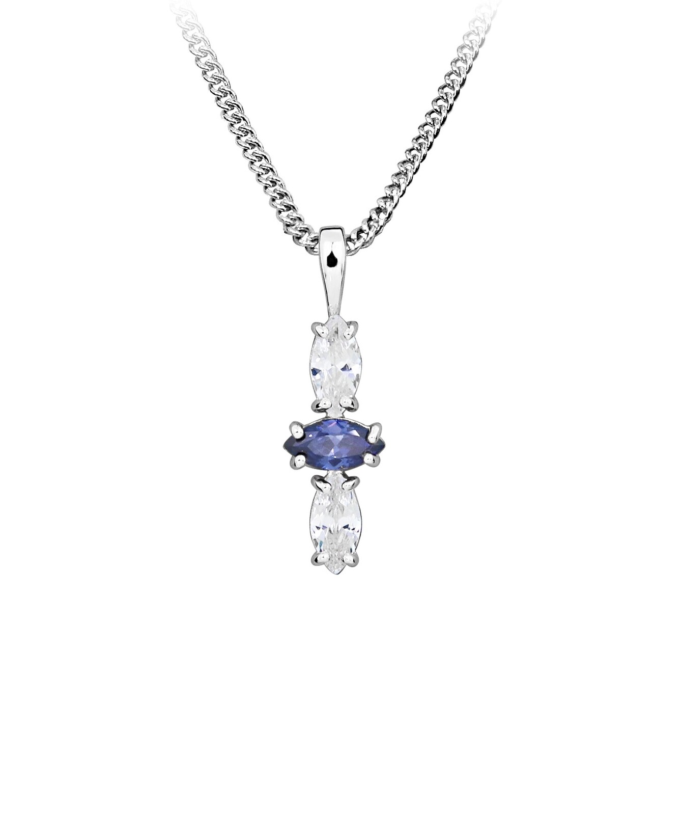 JVD Elegantný strieborný prívesok so zirkónmi SVLP0980SH8M100