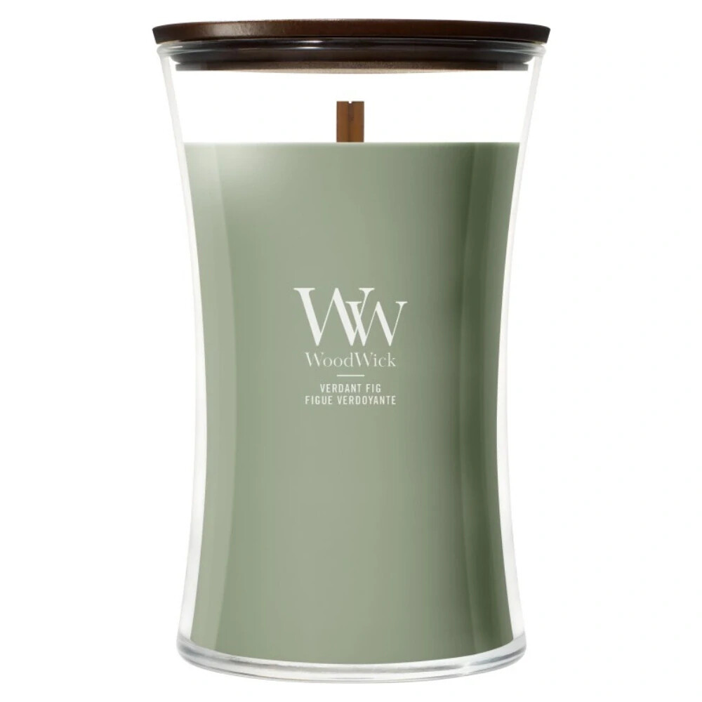 WoodWick Vonná sviečka váza veľká Verdant Fig 609,5 g
