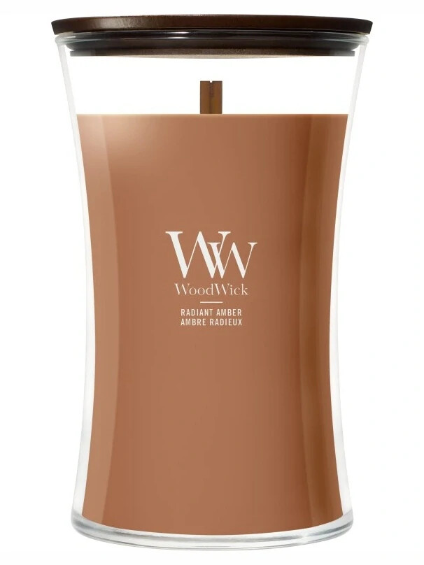 WoodWick Vonná sviečka váza veľká Radiant Amber 609,5 g