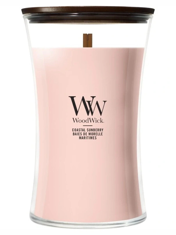 WoodWick Vonná sviečka váza veľká Coastal Sunberry 609,5 g