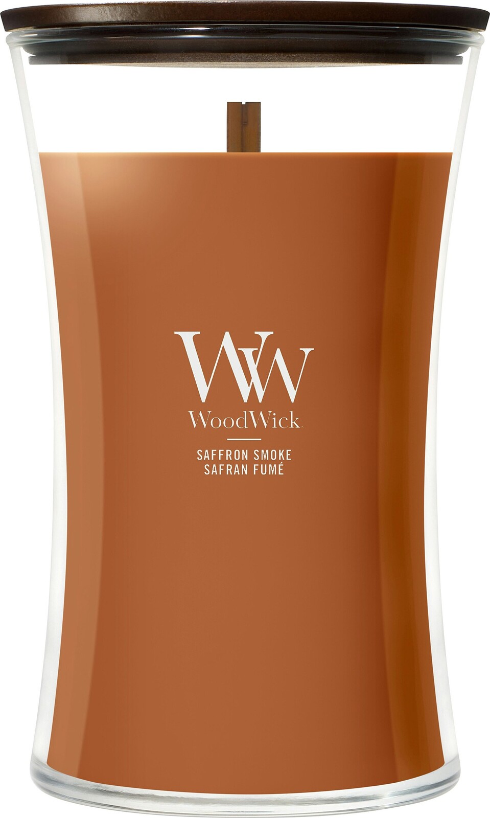 WoodWick Vonná sviečka váza veľká Saffron Smoke 609,5 g