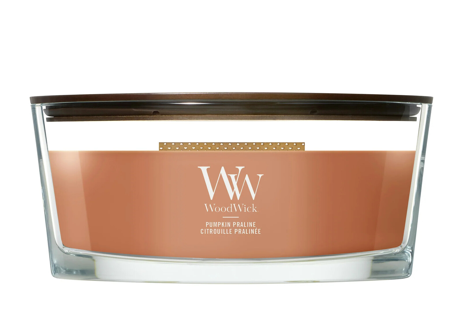 WoodWick Vonná sviečka loď Pumpkin Praline 453,6 g