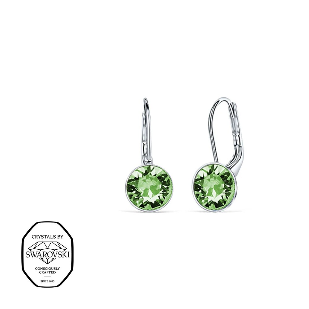 CRYSTalp Visiace náušnice s kryštálmi Swarovski Diana 4119.PER.E